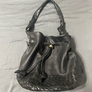 Elliott Luca leather bucket bag